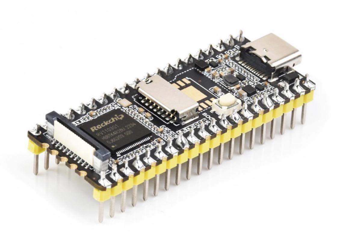 Luckfox Pico, RV1103G1, 64 МБ DDR2, с распаянными разъемами