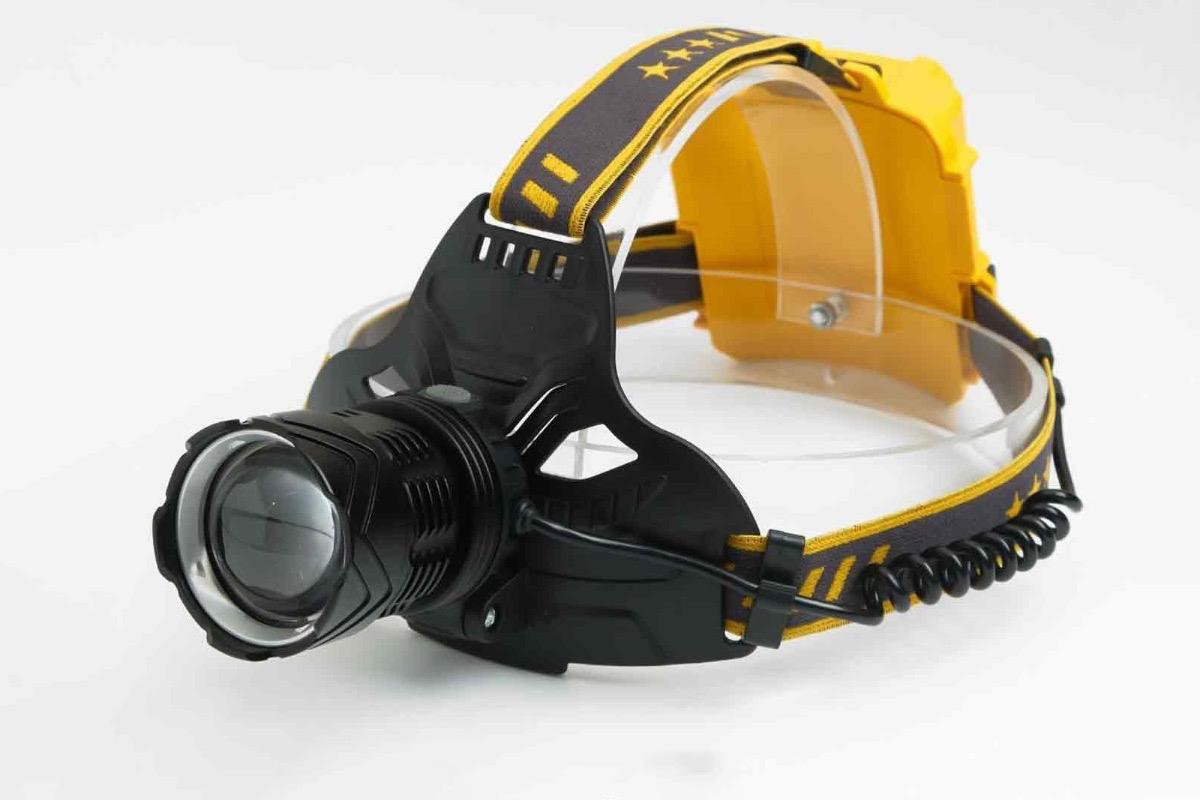 Налобный фонарь аккумуляторный, 50 Вт, LED, P50