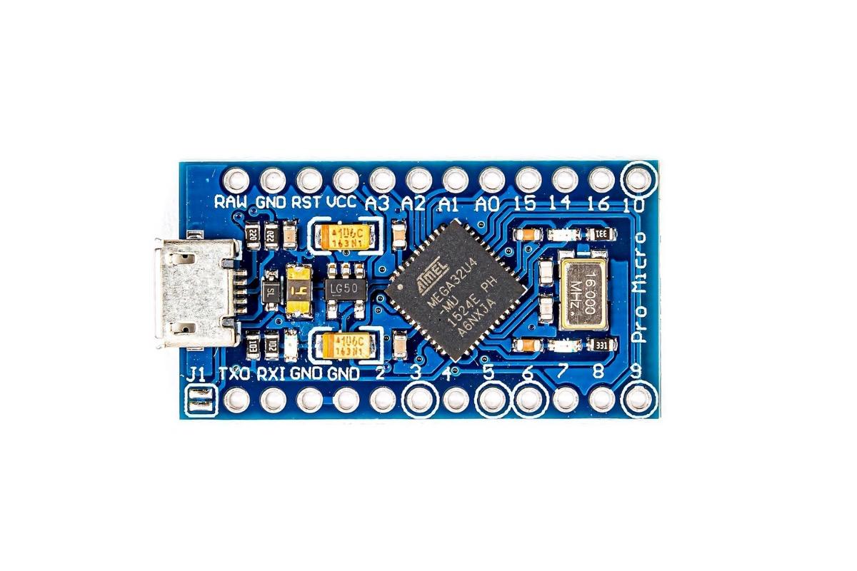 Плата совместимая с Arduino Pro Micro, ATmega32u4