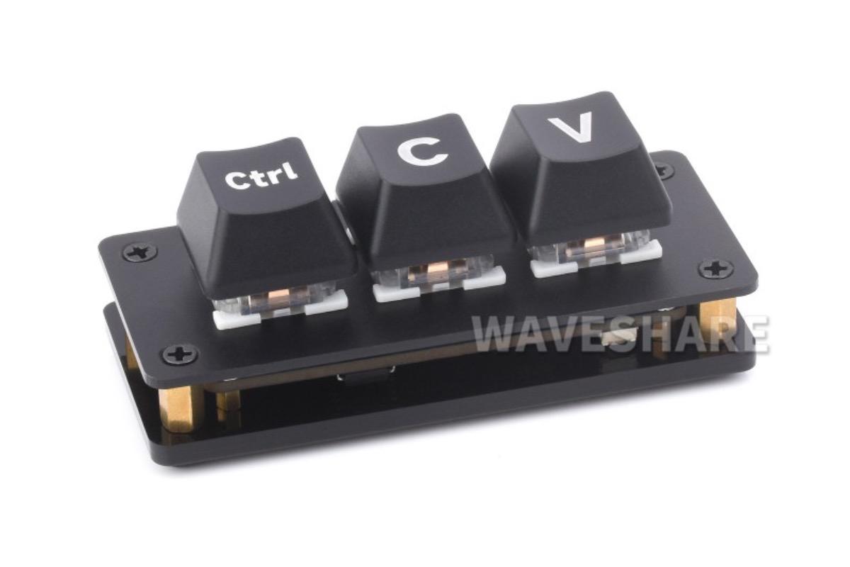 RP2040-Keyboard-3 (плата разработки - программируемая клавиатура), RP2040