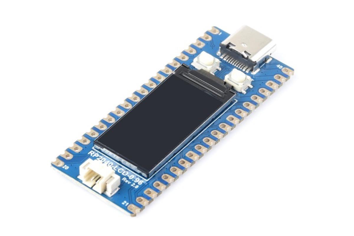 RP2040-LCD-0.96 (плата разработки с LCD-дисплеем), RP2040, 0.96 дюйма