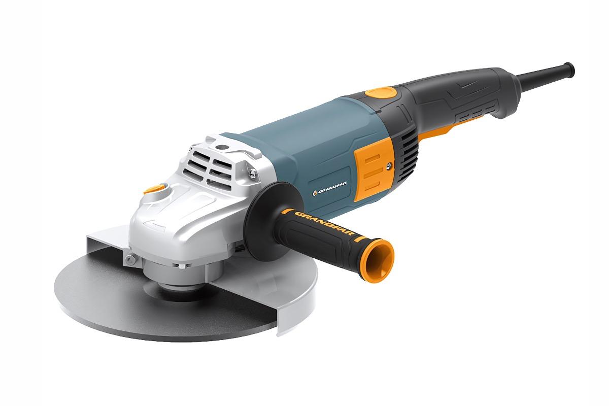 Угловая шлифовальная машина GRANDFAR GWS230-2200-G1, болгарка, 230 мм, 2200 Вт